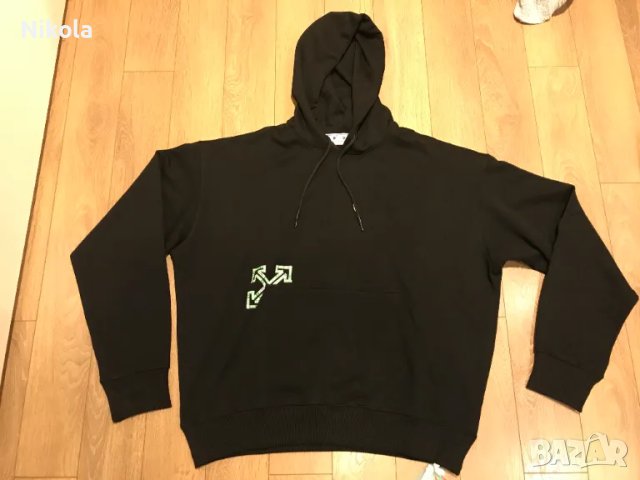 Off-White Remove Arrow Skate Fit Hoodie, уголемен, размер: S, снимка 6 - Суичъри - 48354616