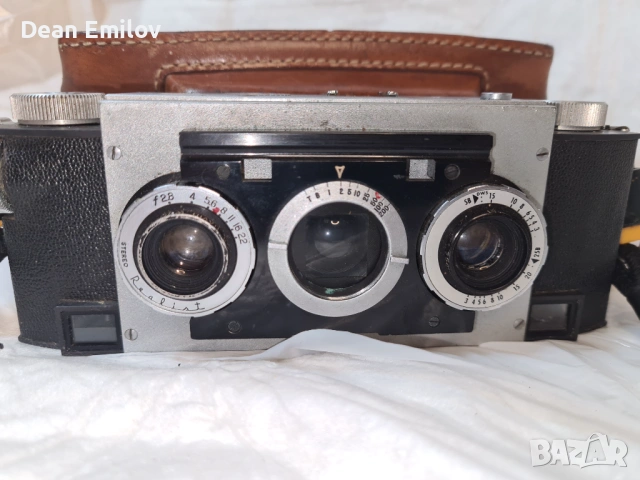 Ретро 3D фотоапарат Stereo Realist , снимка 12 - Фотоапарати - 54218285