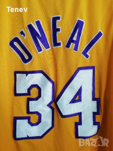 LA Lakers Shaquille O'Neal Nike NBA Jersey оригинален потник Шакил О'Нийл Лейкърс , снимка 4 - Тениски - 37125688