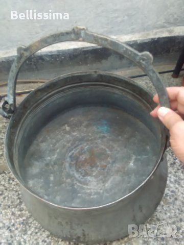 Старинен бакър, снимка 2 - Антикварни и старинни предмети - 38052157