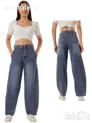 Дамски дънки с висока талия