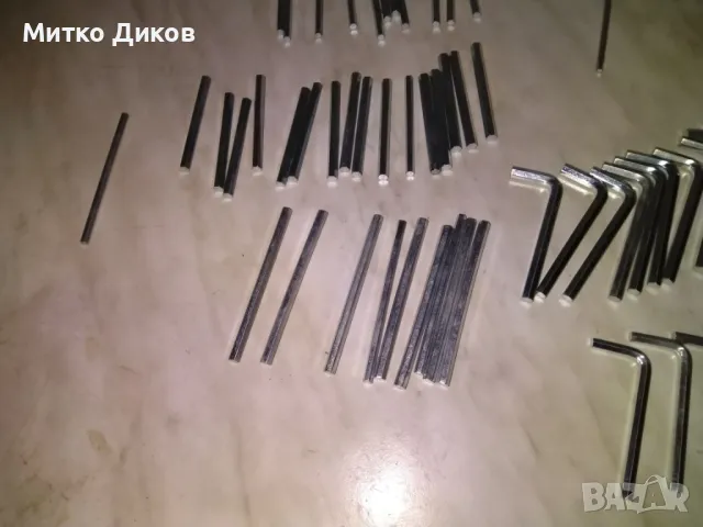 Щестограм и метални пръчки 41бр и 52бр нови, снимка 7 - Други инструменти - 49227346