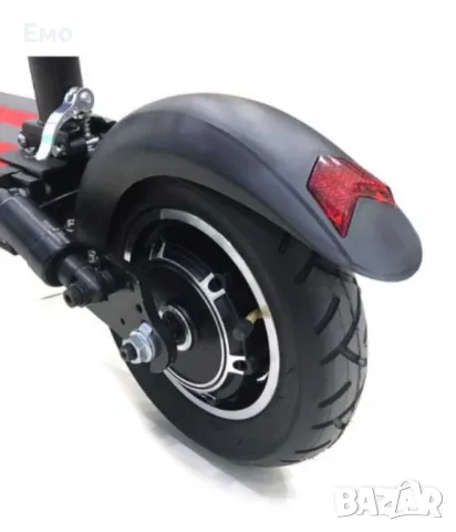 Супер бързият електрически сгъваем скутер в черно с червено, снимка 5 - Други спортове - 47936013