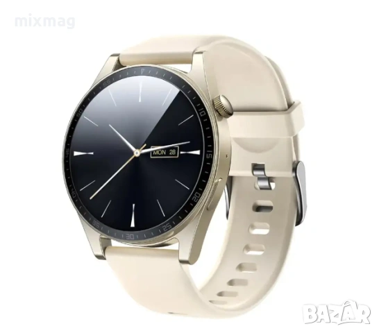 Разопакован Смарт часовник Joyroom JR-FC2 Classic Series, 1.32”, 220mAh, IP68, златист