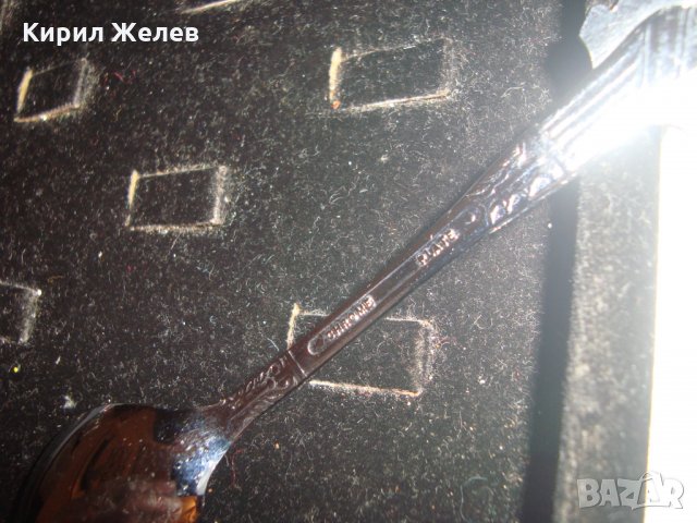 КОЛЕКЦИОНЕРСКА ЛЪЖИЧКА с ЕМАЙЛ 3854, снимка 8 - Колекции - 31369147