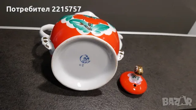 Съветски, миниатюрен  чайник., снимка 4 - Сервизи - 51321590