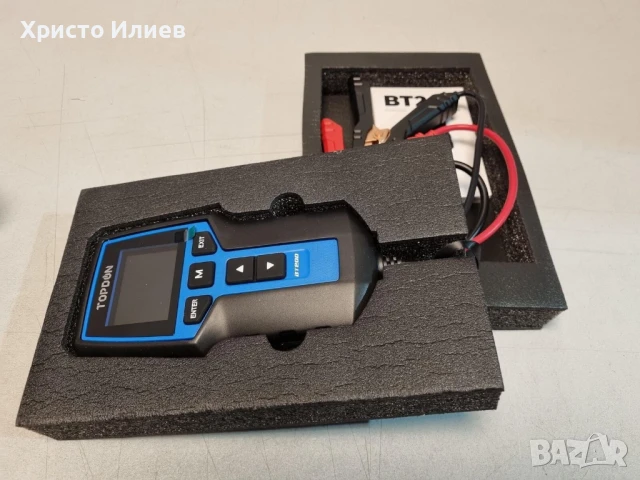 Професионален Тестер за автомобилни акумулатори 12V 24V тестер натоварване TOPDON BT200 Диагностика, снимка 10 - Аксесоари и консумативи - 51377620