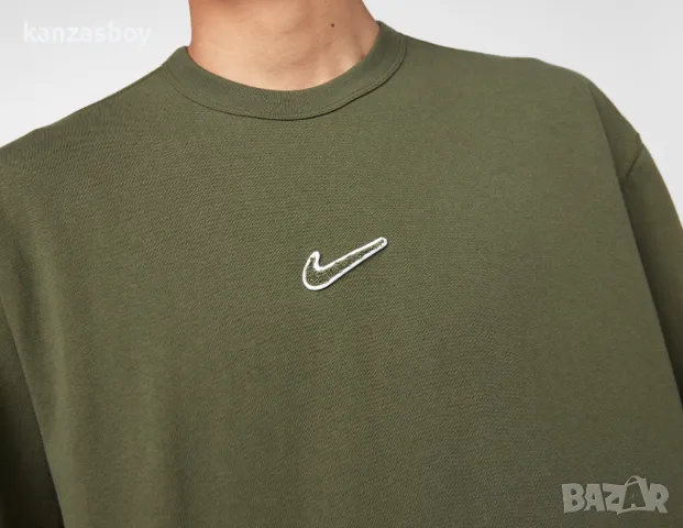 Nike Solo Swoosh Premium Essentials T-Shirt  - страхотна мъжка тениска КАТО НОВА Л, снимка 2 - Тениски - 49598327