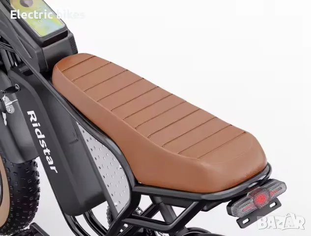Електрически велосипед Ridstar Q20-Luxe- 1000W, 48V 20Ah, 20" Fat гуми, снимка 5 - Велосипеди - 49914938