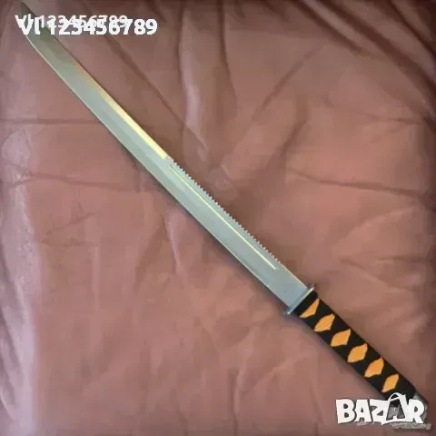 меч SEKIZO с кожен калъф, катана, самурай, снимка 2 - Ножове - 50771263