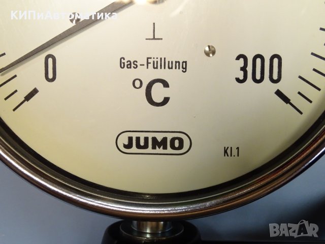 термометър капилярен JUMO 8222-23-16 contact dail thermometer ф160mm, 0/+300°C, снимка 3 - Резервни части за машини - 35228773