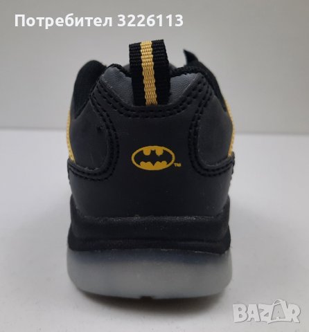 Детски маратонки с лепенка Character LTS Batman, размер 23 /UK C6/ стелка 11.5 см.. , снимка 6 - Детски маратонки - 39128498
