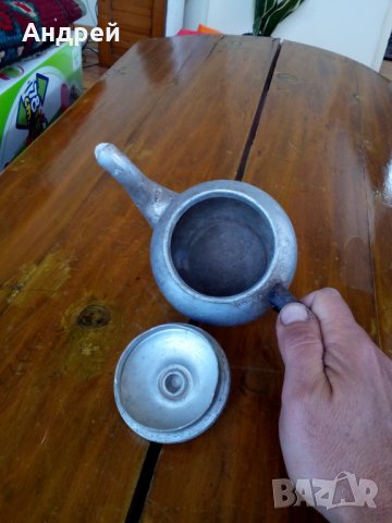 Стар алуминиев чайник #9, снимка 6 - Други ценни предмети - 29254343