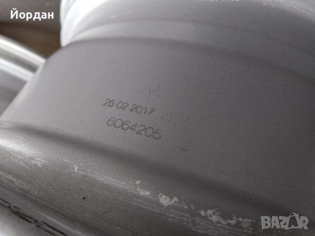 ОРИГИНАЛНИ джанти 17 ' цола 5x112 МЕРЦЕДЕС / MERCEDES BENZ ET36 7,5J 66,6, снимка 13 - Гуми и джанти - 52344984