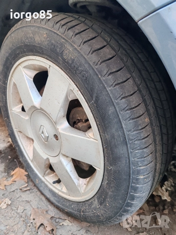 Джанти с гуми 205/55/16 с междуболтовото 4*100, снимка 3 - Гуми и джанти - 52912068