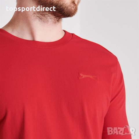 Slazinger спортни тенески памук 100%оригн. бродирано лого внос АНГЛИЯ, снимка 4 - Тениски - 29458186