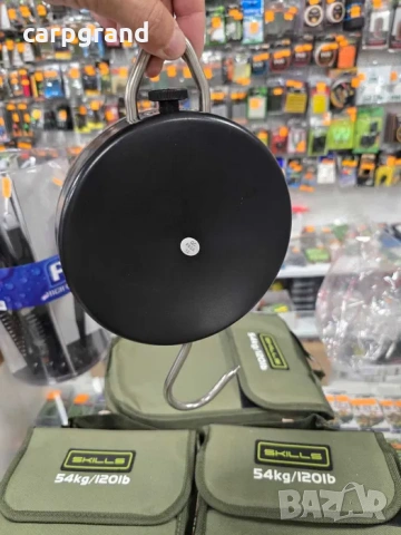 Риболовен механичен кантар Skills 54кг, снимка 5 - Стръв и захранки - 54163090