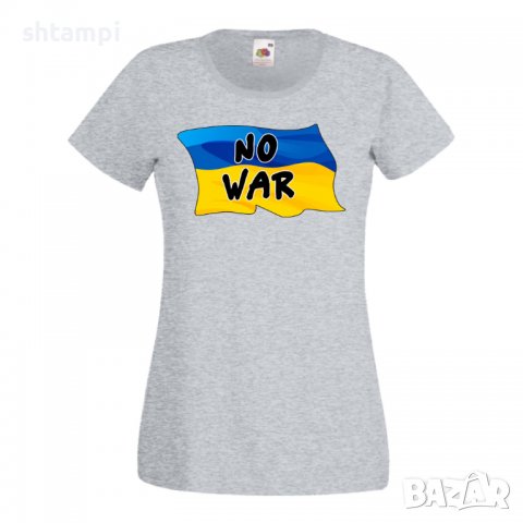 Дамска Тениска Украйна No War Ukrainian Flag ,спрете войната,подкрепям Укркайна,, снимка 4 - Тениски - 37213129