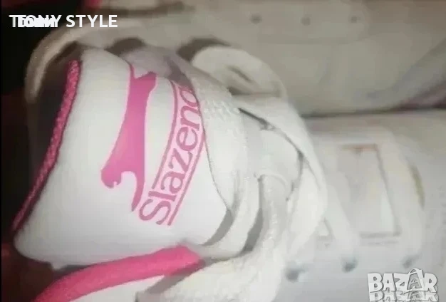 SLAZENGER Оригинал Нови Дамски Кожени Маратонки 39, снимка 9 - Маратонки - 51644351