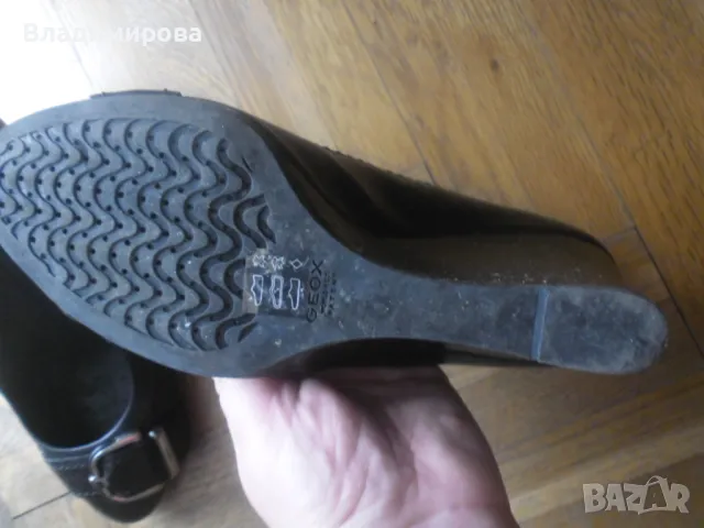 Дамски обувки GEOX №40 - естествена кожа и други, снимка 3 - Сандали - 37462750