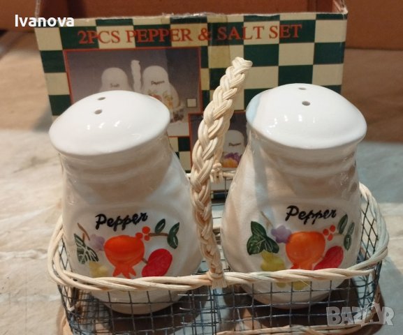 красиви солнички за подправки, снимка 10 - Аксесоари за кухня - 44151797