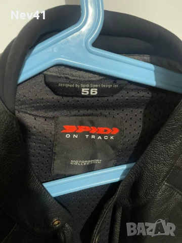 Оригинално мото яке SPIDI от естествена кожа – размер 56, снимка 4 - Якета - 51283865