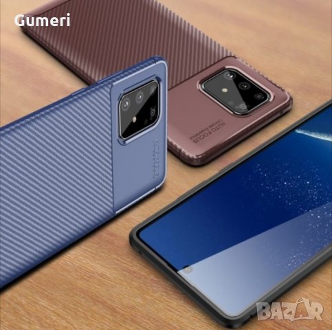  Samsung Galaxy S10 lite / Samsung Galaxy A91 Карбонов удароустойчив гръб , снимка 7 - Калъфи, кейсове - 29935279
