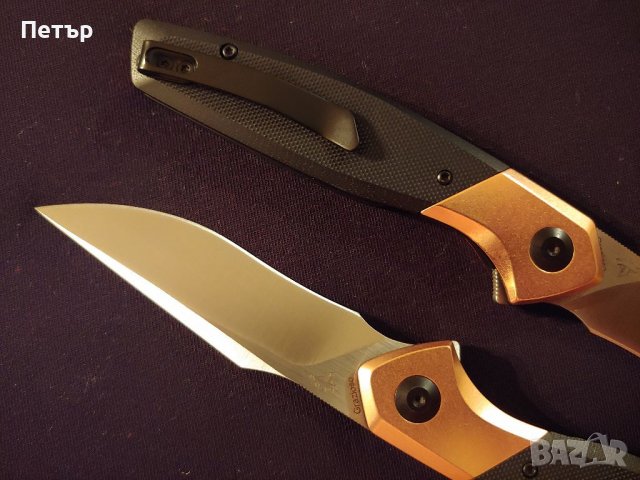 Kizer Grazioso - страхотен флипер с N690, Copper и G10 , снимка 11 - Ножове - 38185924