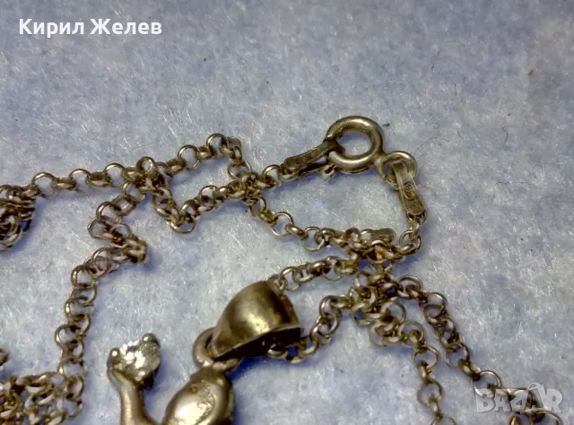 СРЕБЪРНА ФЕЯ ДЪРЖИ СКЪПОЦЕНЕН КАМЪК Арт ПЕНДАНТ с ФИНА СРЕБЪРНА ВЕРИЖКА - СРЕБРО 925 с ЦИРКОН 49778, снимка 4 - Колиета, медальони, синджири - 50416539