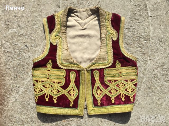 старинен елек, елече /кадифе, сърма/