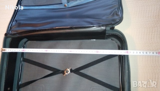 Куфар естествена кожа - Марко Поло син Marco Polo Suitcase, снимка 7 - Куфари - 34495696