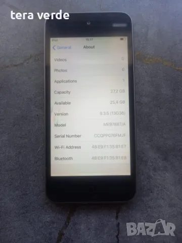 Ipod Touch 5th Gen A1421 32GB Сив, снимка 1