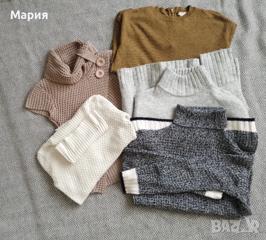 НМ, Zara блузки плетиво размер С, снимка 6 - Блузи с дълъг ръкав и пуловери - 52719830