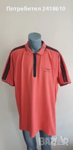 Hackett Aston Martin  3/4 Zip Pique Stretch Cotton Mens Size 2XL - 3XL  ОРИГИНАЛ! Мъжка Тениска!, снимка 11 - Тениски - 50436099