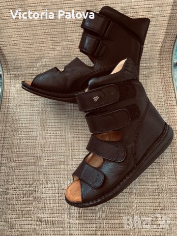 Леки комфортни летни боти-сандали FINN COMFORT кожа, снимка 7 - Сандали - 37170797