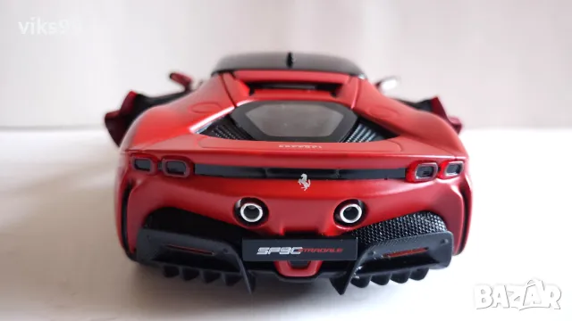 2019 Ferrari SF90 Stradale Bburago 1:24, снимка 4 - Колекции - 48224578