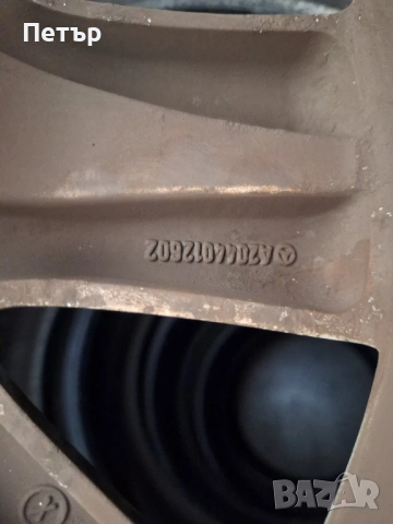 ОРИГИНАЛНИ АЛУМИНИЕВИ ДЖАНТИ МЕРЦЕДЕС /W204/-5x112х66.6-16цола, снимка 8 - Гуми и джанти - 51618034