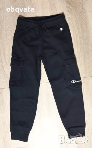 Детско черно долнище Champion Cargo Pants 114/119см