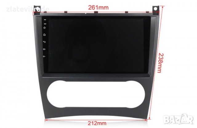 MERCEDES-BENZ C CLK 9" W203 W209 W467 Андроид Навигация, 8820, снимка 4 - Навигация за кола - 33729032