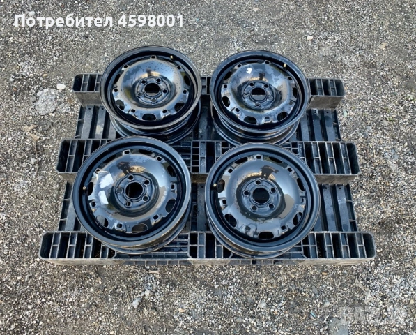4бр.Оригинални джанти 14цола 5x100 за Vw Polo,Fox,Skoda Fabia,Rapid,Roomster,Praktik,Seat