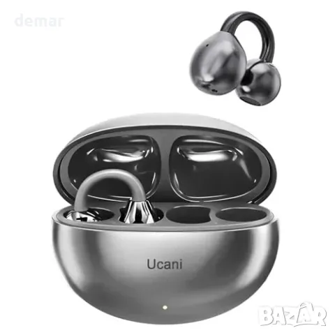 UcanI безжични open-ear слушалки с clip-on, Bluetooth 5.4, ENC, IPX5, снимка 2 - Bluetooth слушалки - 55849738