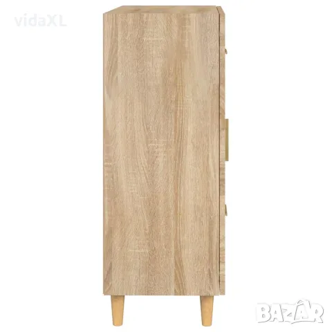 vidaXL Сайдборд, дъб сонома, 69,5x34x90 см, инженерно дърво, снимка 7 - Бюфети - 56148052