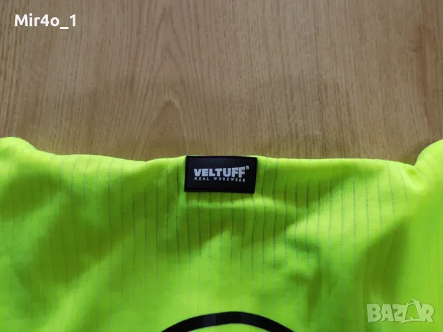 нова работна тениска veltuff work wear риза блуза горнище худи светлоотразителна мъжка оригинал L, снимка 4 - Тениски - 49915510