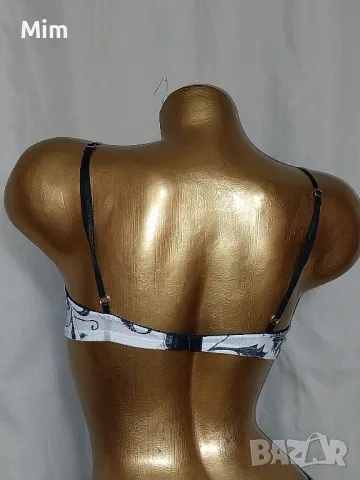 75 В Сутиен от прозрачен еластичен тюл , снимка 4 - Бельо - 48698131