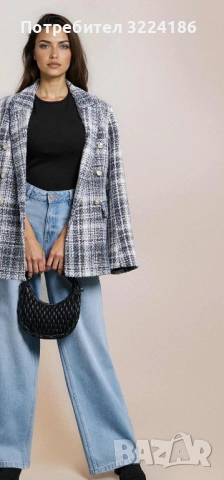 НОВО! Плътно дамско сако с подплата ХS размер