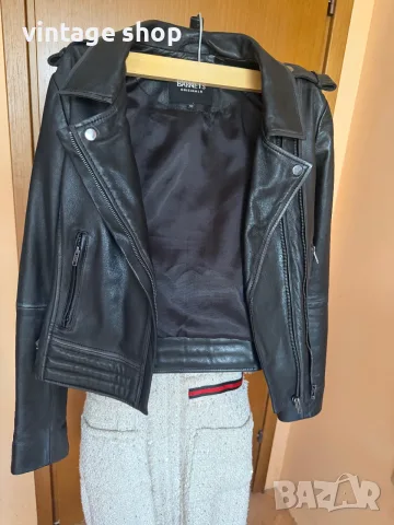 Дамско кожено яке Barneys тип байкър размер 10(М/L), снимка 10 - Якета - 56087001