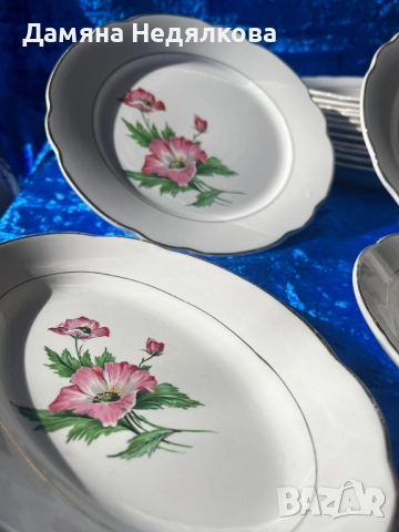 Френска сервиз за хранене, снимка 2 - Сервизи - 52310504