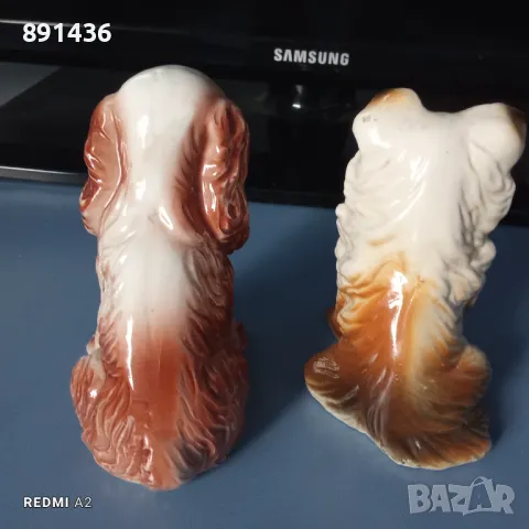 Две стари порцеланови кучета, снимка 5 - Статуетки - 48365000