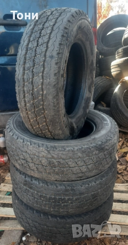 4 броя всесезонни гуми 215 70 15с 10mm перфектни, снимка 2 - Гуми и джанти - 52438459