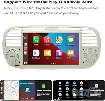 BOOMBOOST Wireless CarPlayer  Android 7-инчов 2 Din сензорен екран Автомобилно радио